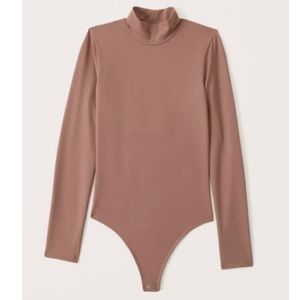 NWT Abercrombie Seamless Mock Neck Bodysuit